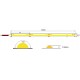 Tira LED 5 mts Flexible 24V 50W COB IP20 Alta Luminosidad